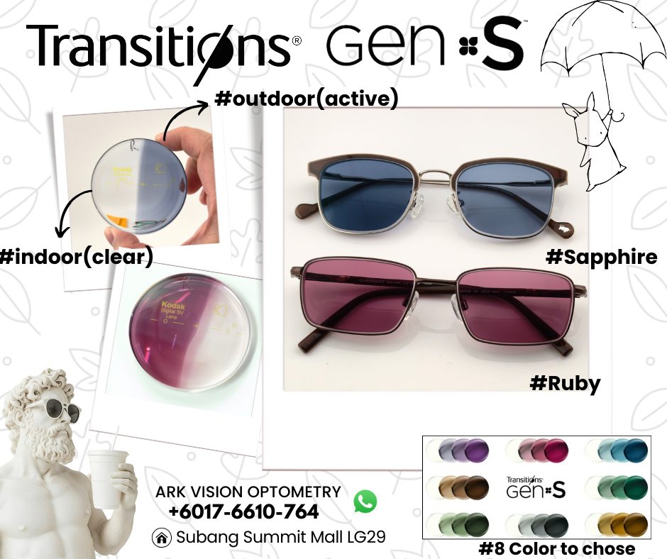 Ark - Level Up Your Eyewear with Transitions® Gen S! Meet the 9th ...