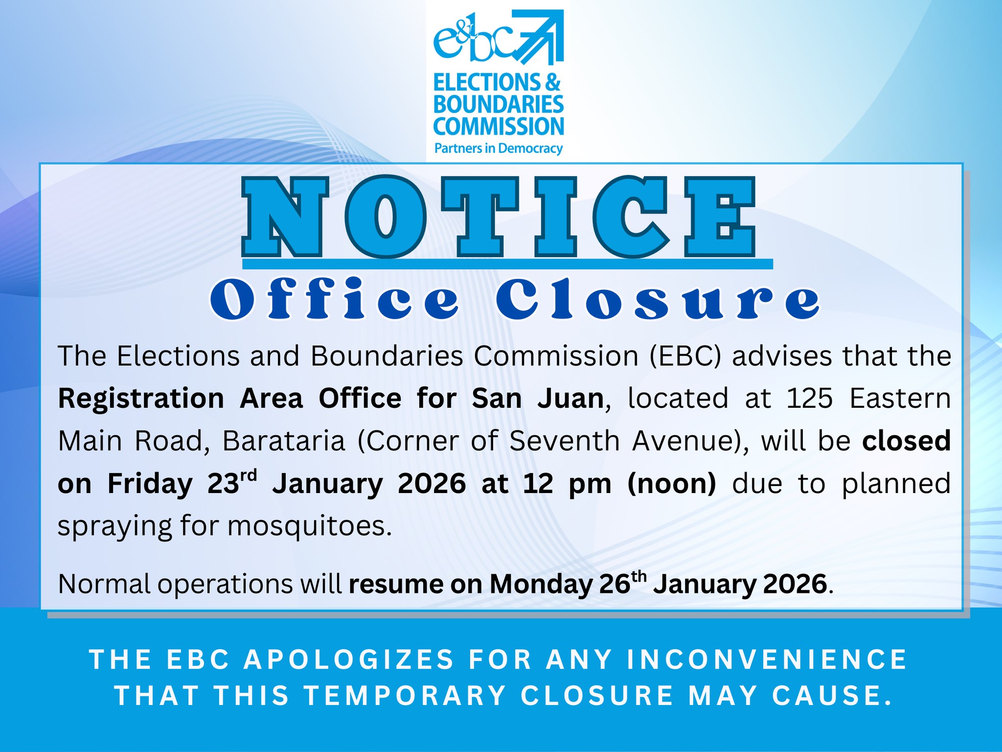 Elections - NOTICE: Invitation for Poll Day Staff Application forms are ...