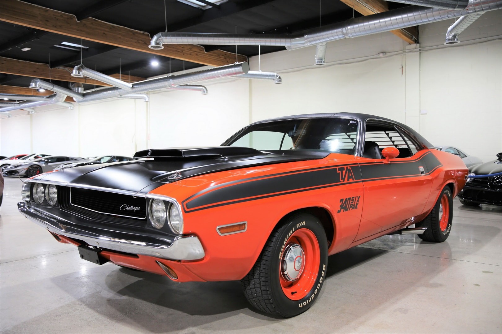 What is the value of a 1970 Dodge Challenger T/A on Highway 61?