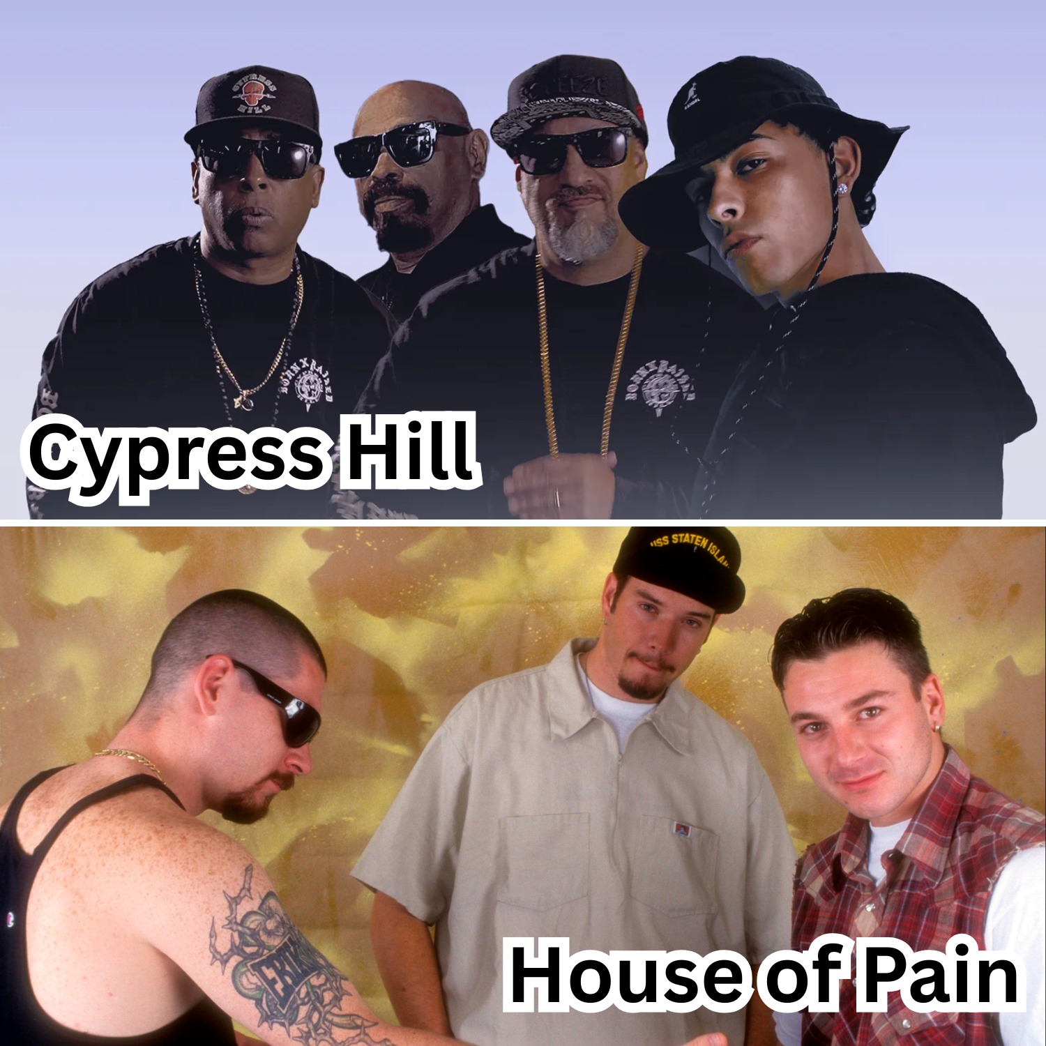 House of Pain: American hip-hop trio from the 1990s