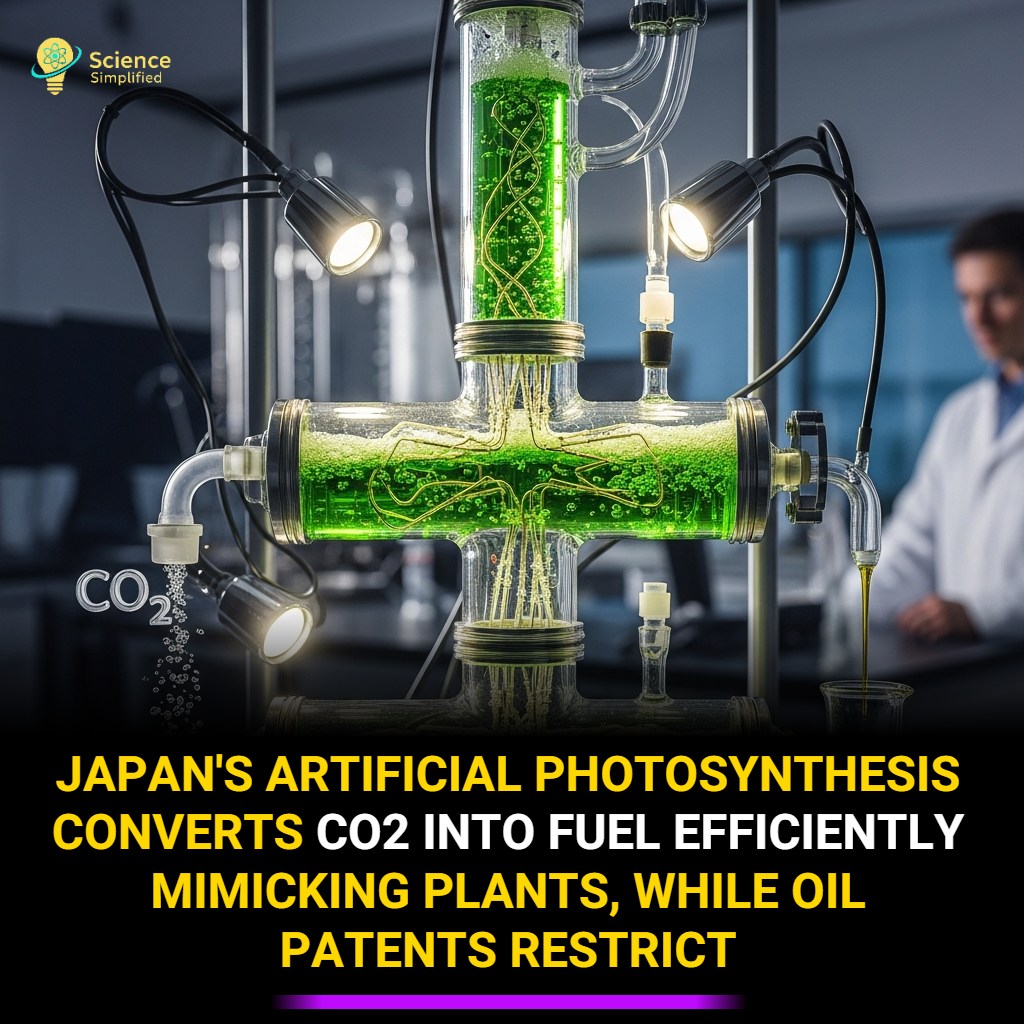 Artificial photosynthesis system converts carbon into oxygen