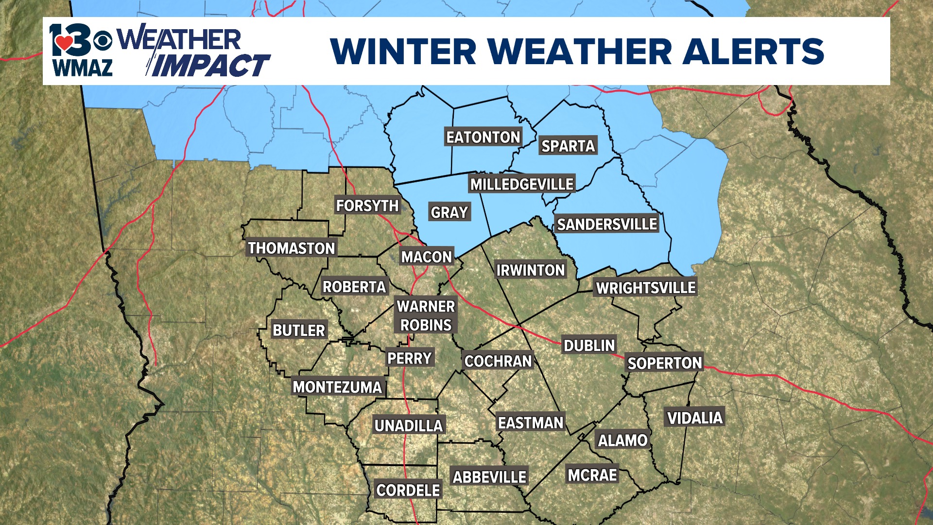 David - The National Weather service has issued a Winter Storm Watch ...