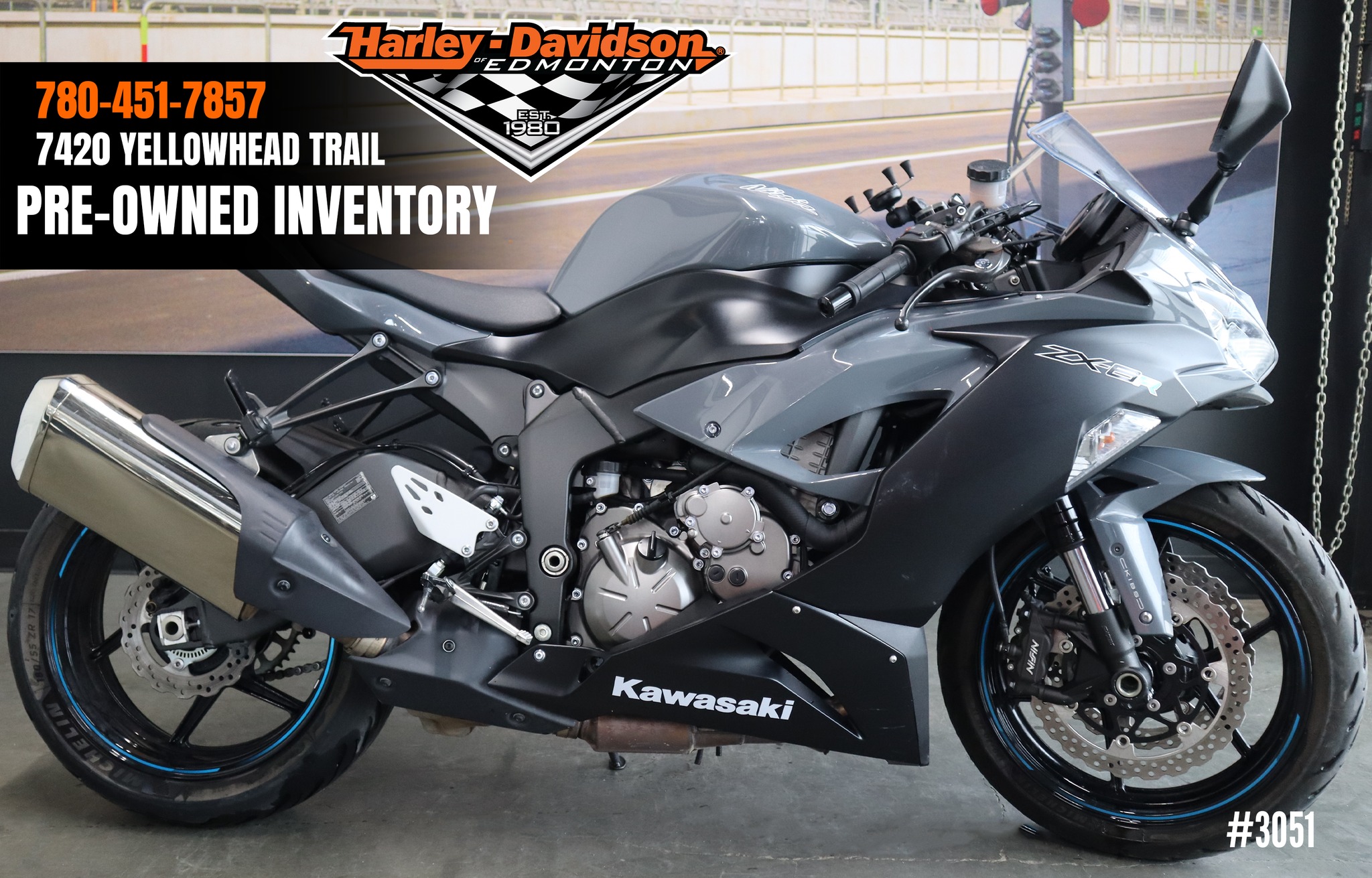 2019 Kawasaki Ninja ZX-6R for sale in Edmonton