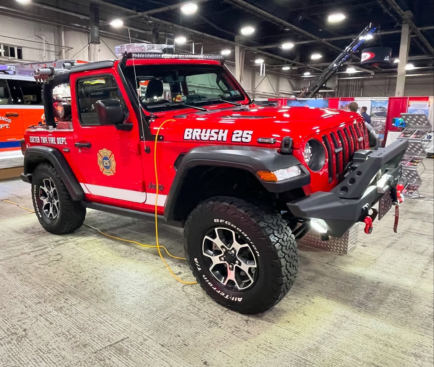 Exeter Township Volunteer Fire Department Brush 25, which is a
