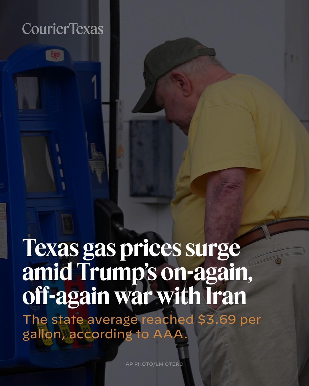 Oil prices surged Wednesday after President Donald Trump declared