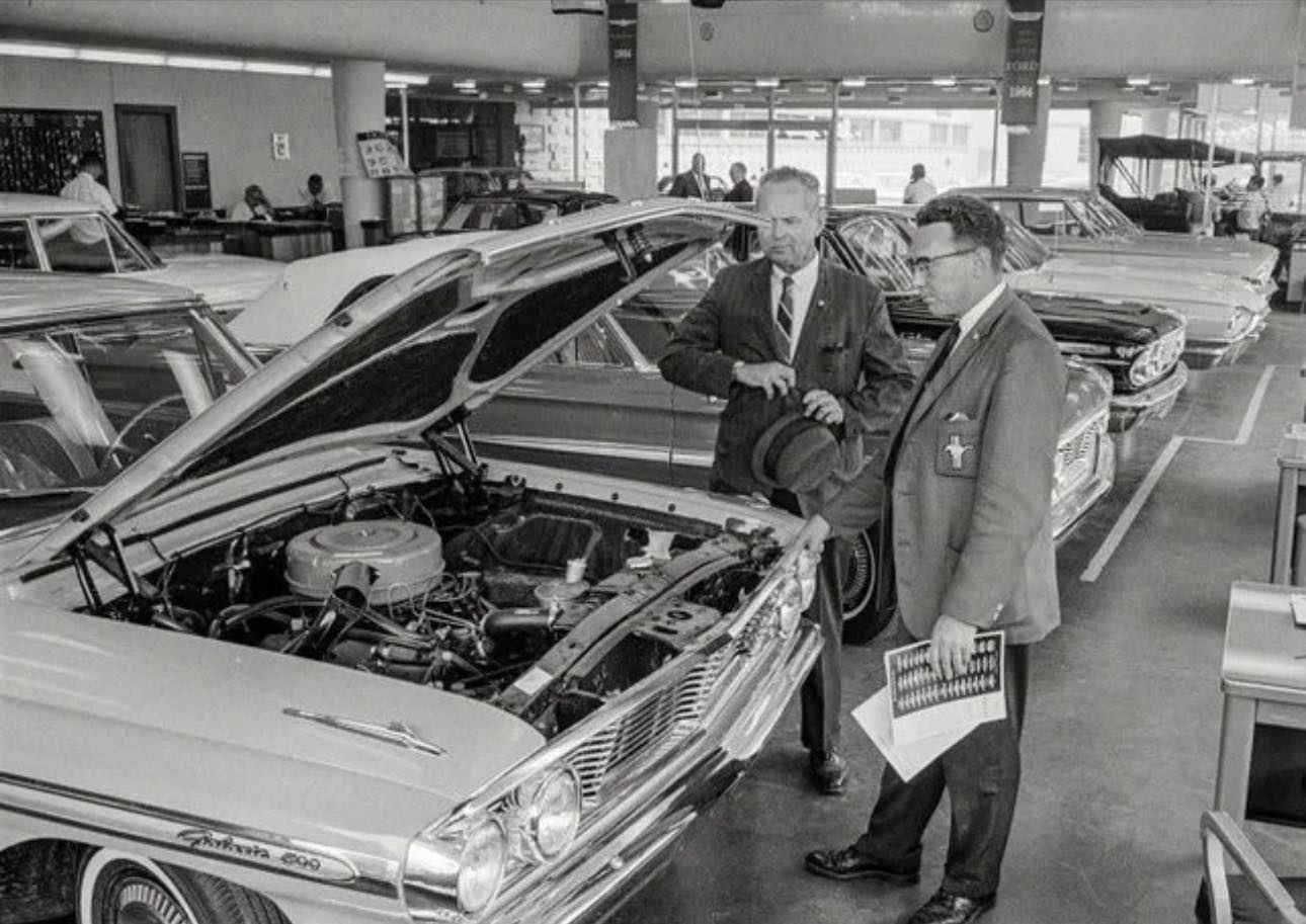Remember - Ford showroom in Wheaton, Maryland • June 1964! # ...