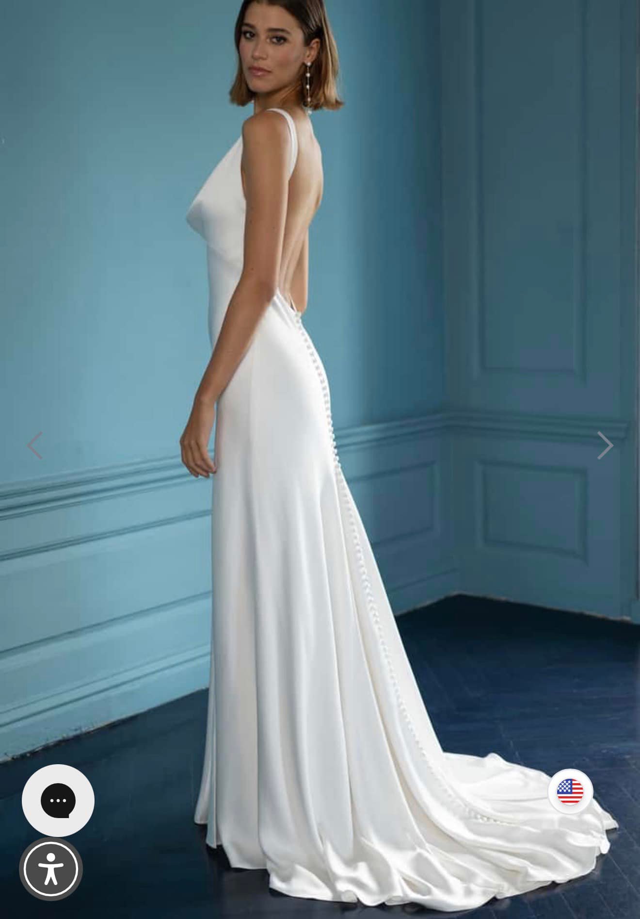 beige color dress for wedding sponsor Looking simple gown for Color:Haze Blue LowStock:43457132331059 Vestido Mini Bandage Crave This is the ultimate