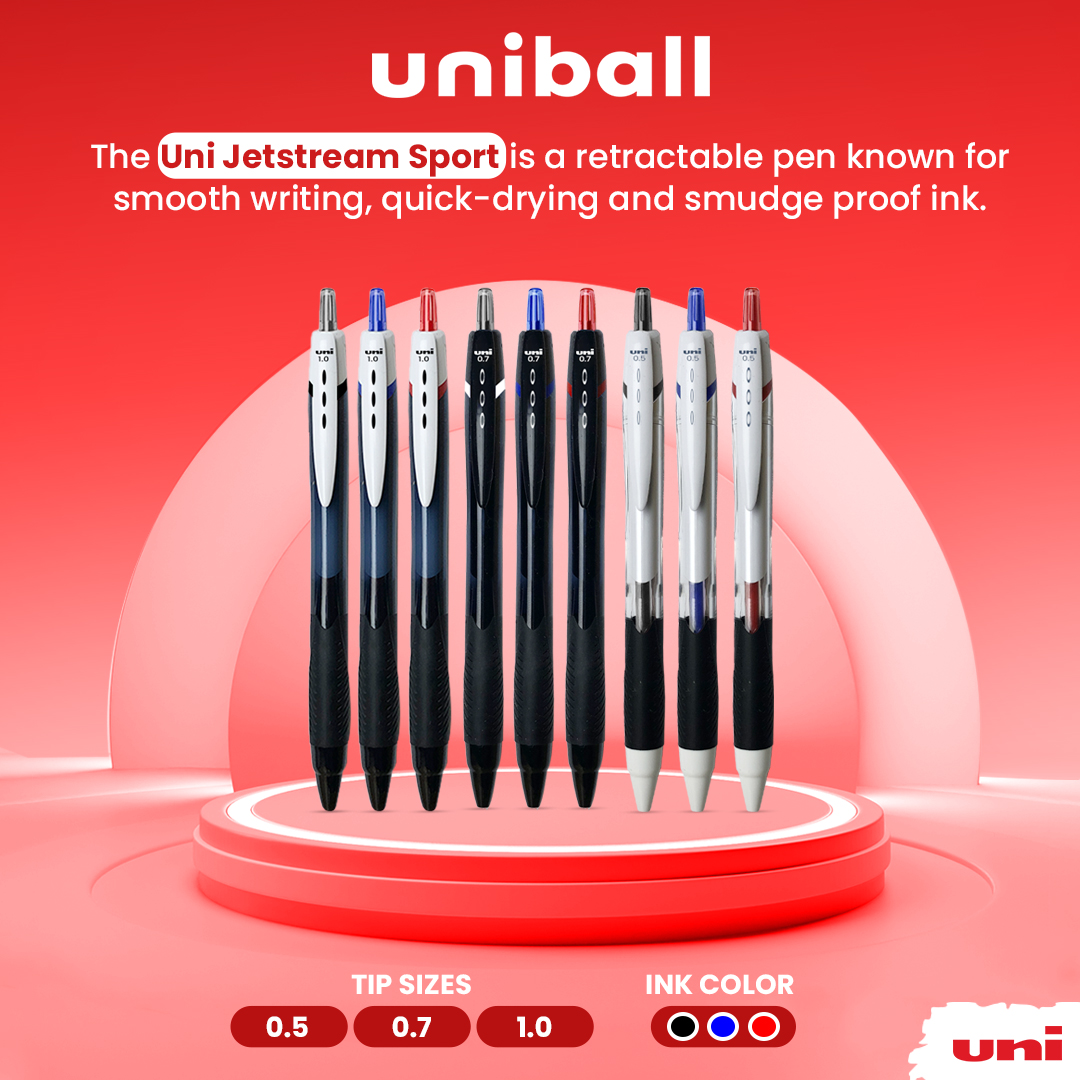 Uni - Introducing the Uni Jetstream Sport — where smooth meets fast ...
