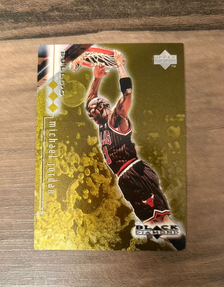 Hand numbered 1998-99 UD Black Diamond Double Diamond Michael Jordan