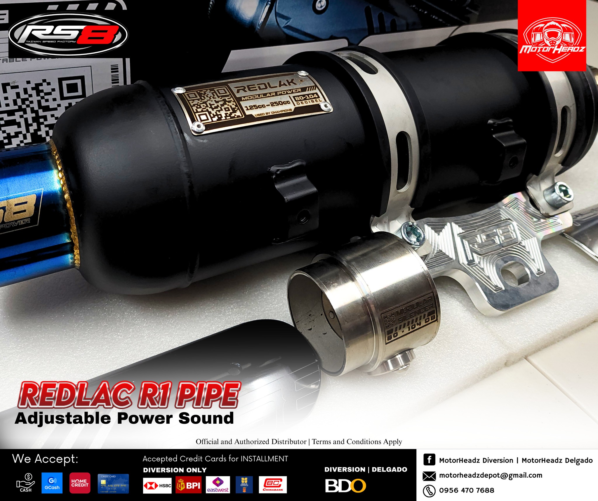 New Arrival! 🔥 The RS8 𝐑𝐞𝐝𝐥𝐚𝐜 𝐑𝟏 𝐏𝐢𝐩𝐞 is finally here