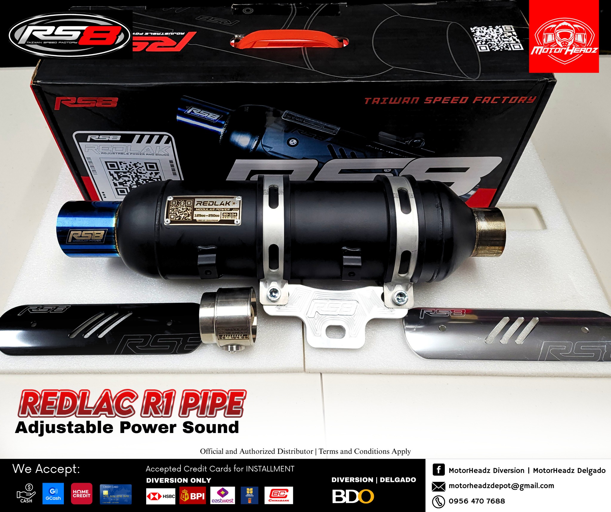 まこと New Arrival! 🔥 The RS8 𝐑𝐞𝐝𝐥𝐚𝐜 𝐑𝟏 𝐏𝐢𝐩𝐞 is finally here