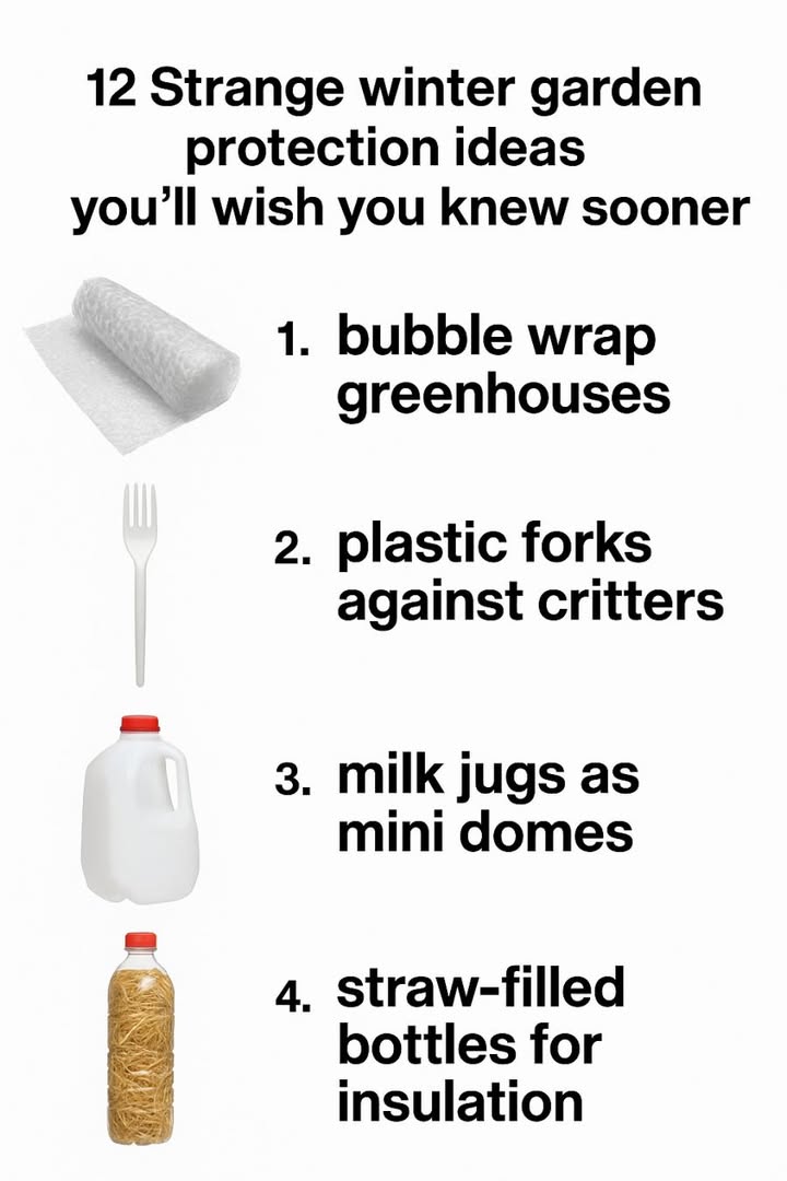 Gardener's - 12 strange winter garden protection ideas you’ll wish you ...
