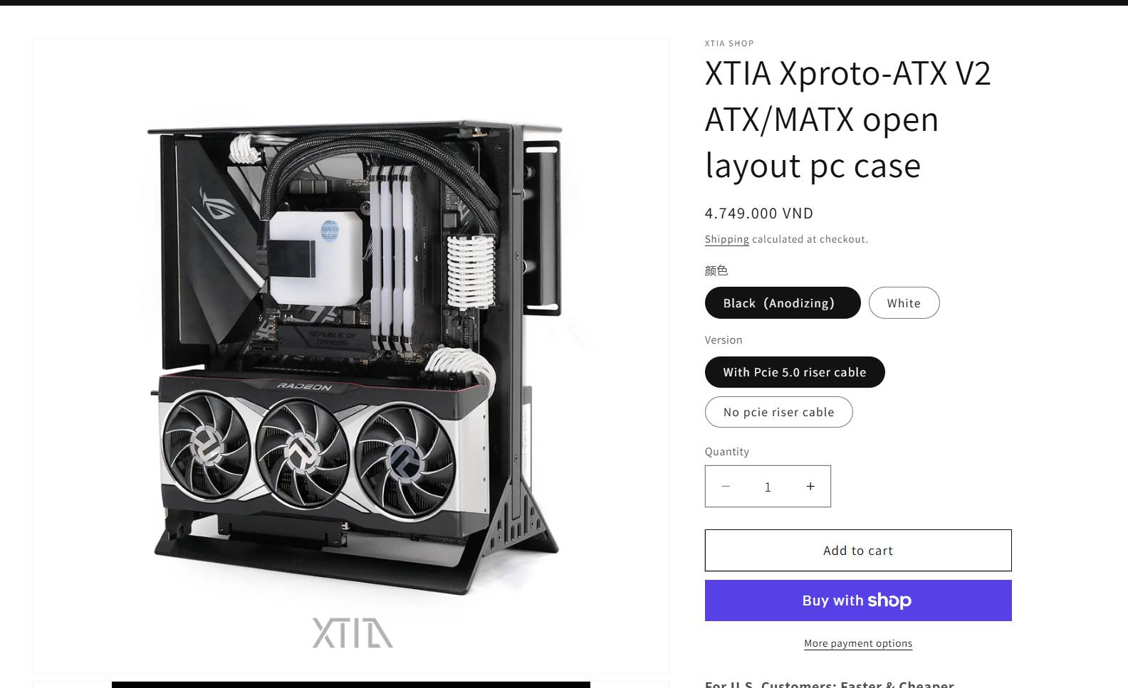 XTIA Xproto-ATX V2 FULLBOX GIÁ : 2M SẴN HÀ NỘI Ạ ZAL0 0763441917