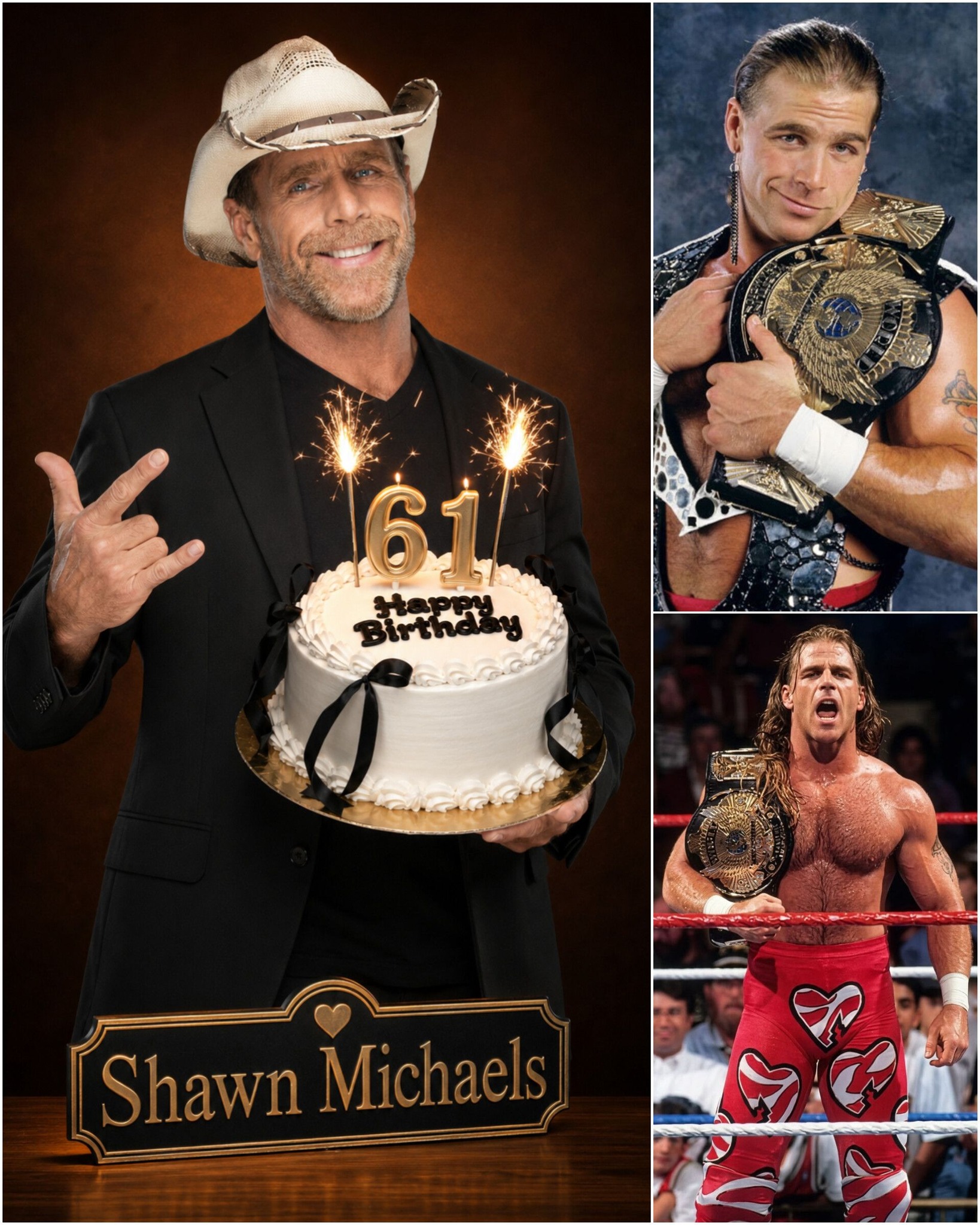 Happy 61st birthday to wrestling legend Shawn Michaels