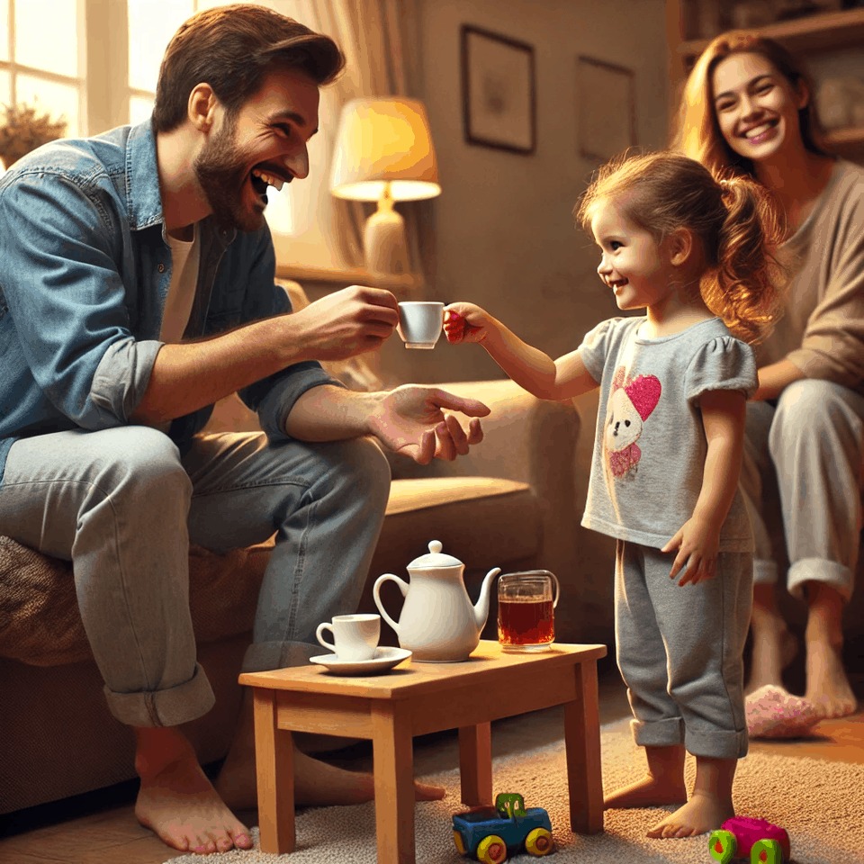 Story - A little girl received a tea set for her second birthday, and ...
