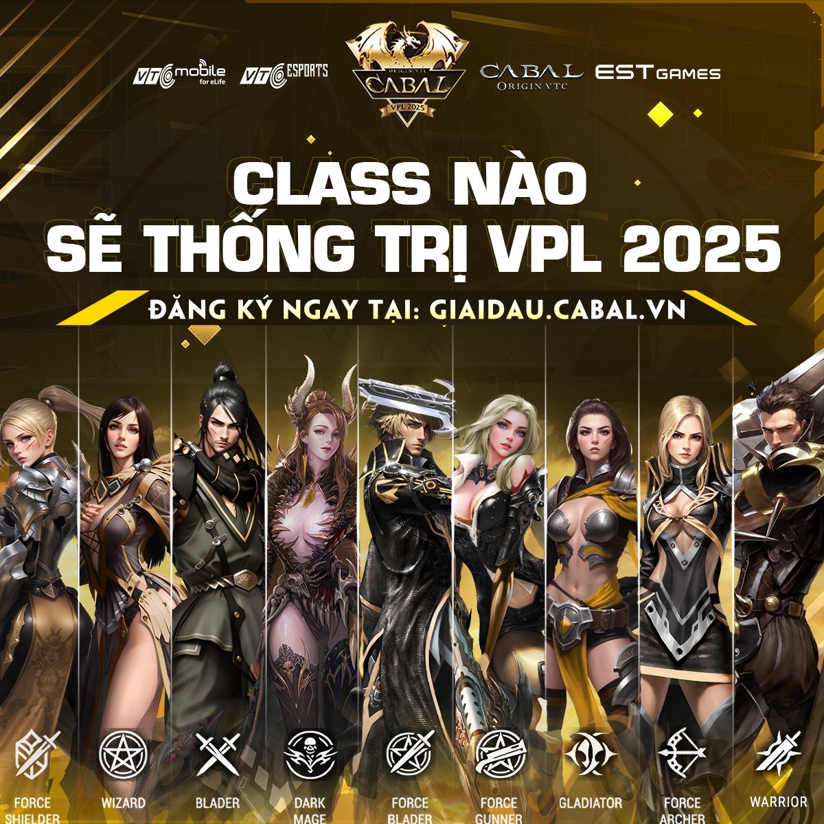 CABAL - 💥 CLASS NÀO SẼ THỐNG TRỊ CABAL ORIGIN VTC - VPL 2025? 💥