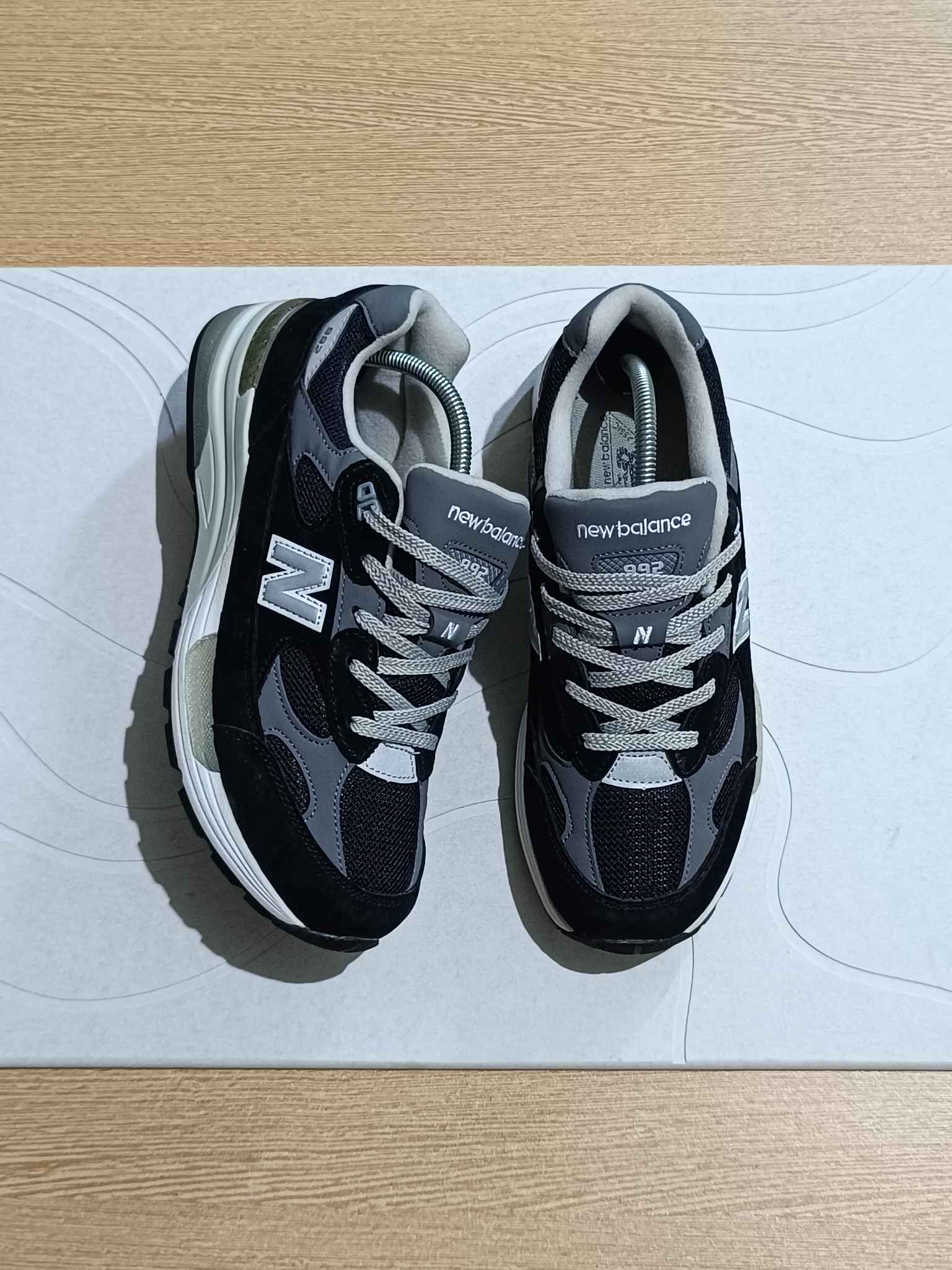 New balance 992 black white grey Size 43 Insole 27,5 No minus 