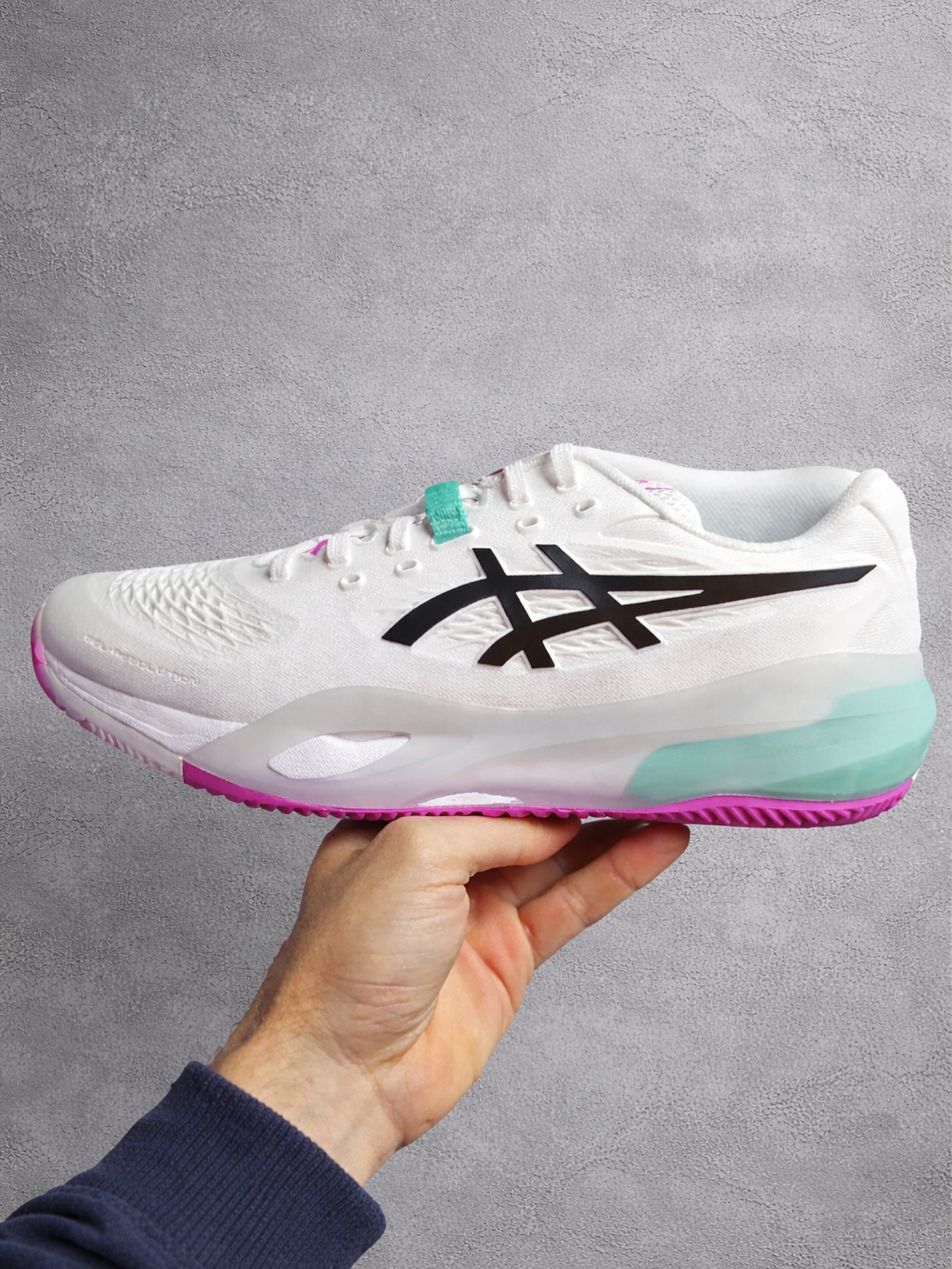 Asics Gel-Resolution X “White Aurora Green” Men sizes 7-10.5 
