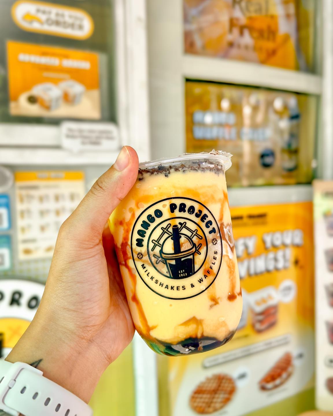 A healthy refresher... - Mango Project Milkshakes and Waffles | Facebook