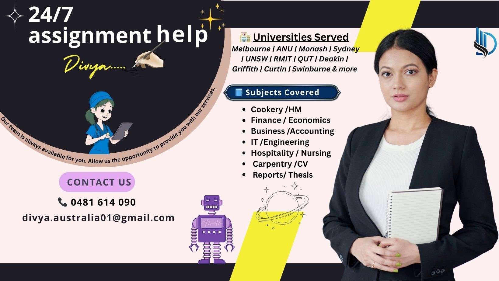 24/7 assignment help | Newtown VIC