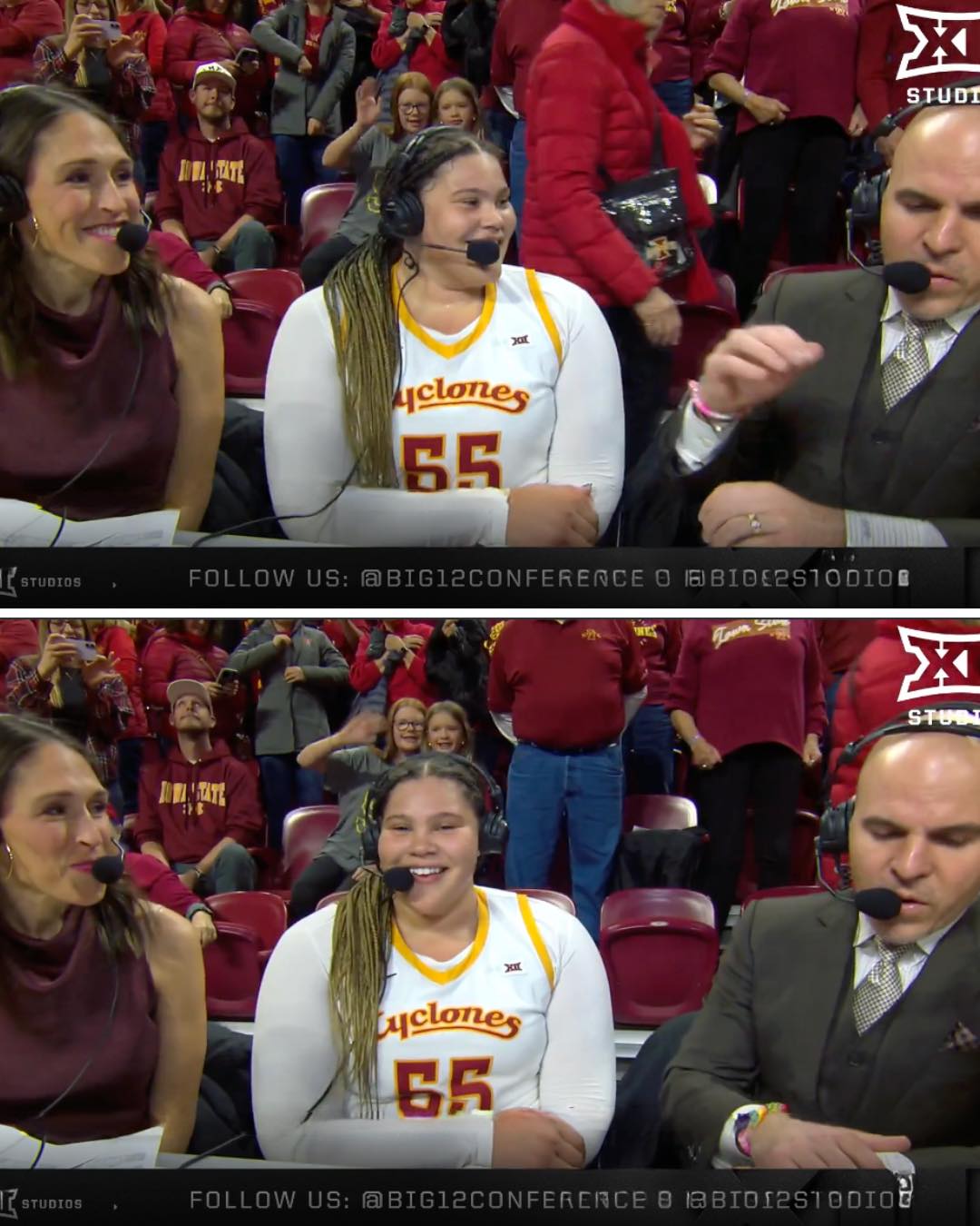 Audi Crooks was all smiles talking with... - Home School Hoop | Facebook