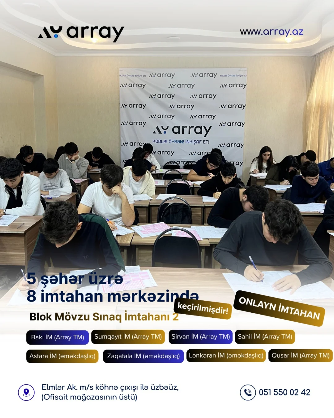 Array Tədris Mərkəzi | Baku