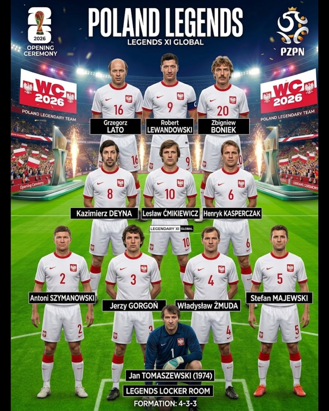 👣⚽️✨ Your pics of 🇬🇧 Zbigniew Boniek footprints