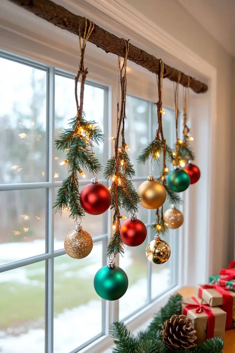 christmas window dressing ideas decoration ✨🎅🎄 Size:21.5