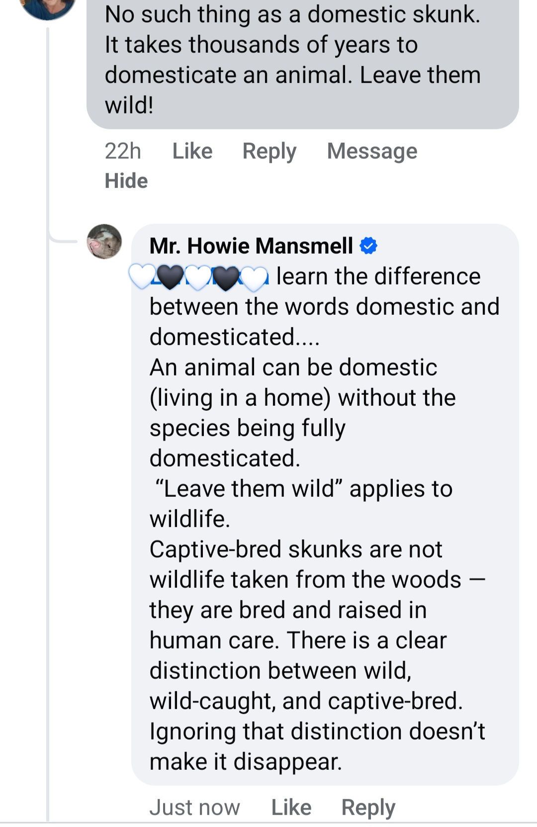 We’ve had this conversation so many... - Mr. Howie Mansmell | Facebook