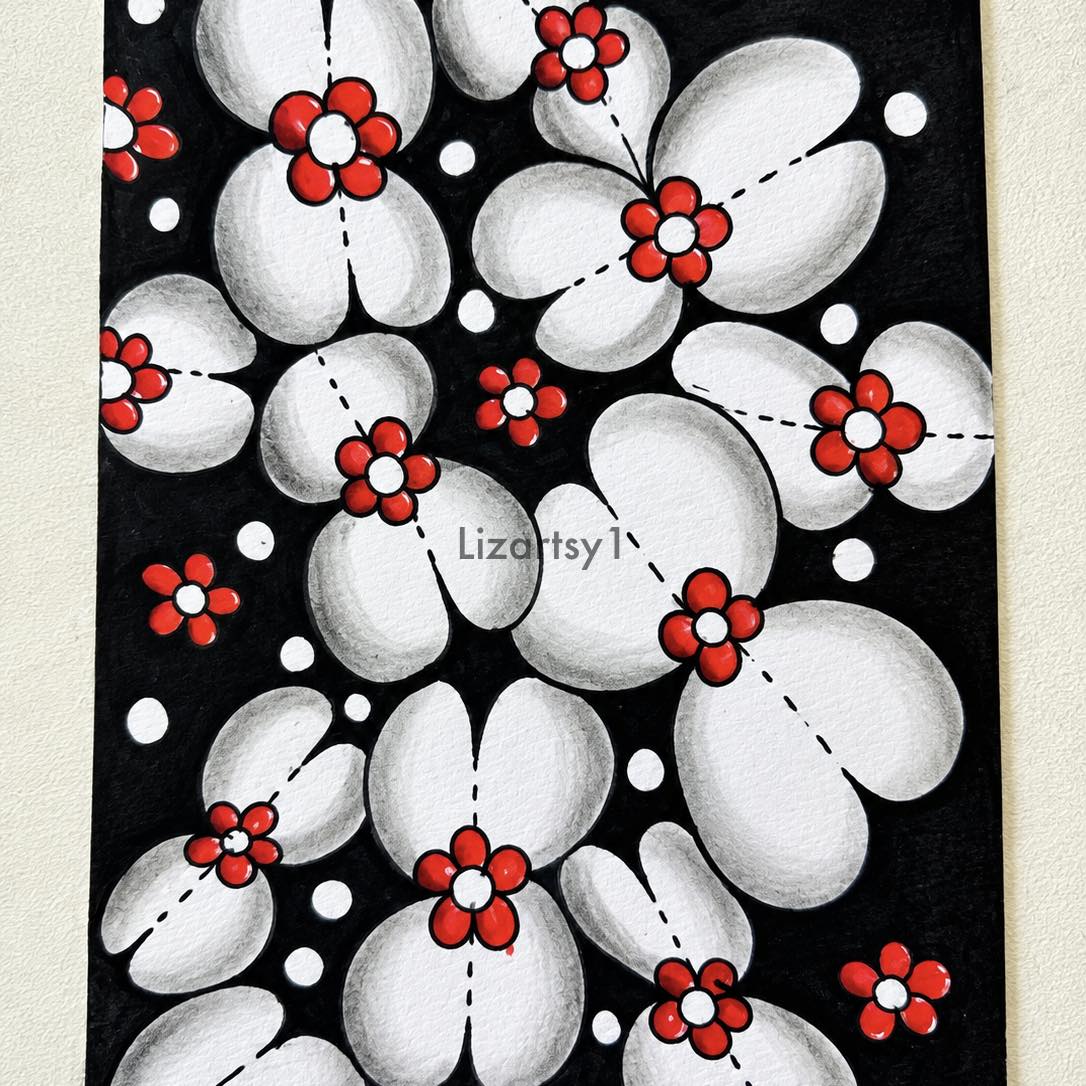 STOP SCROLLING… watch this pattern transform. #zentangle # ...