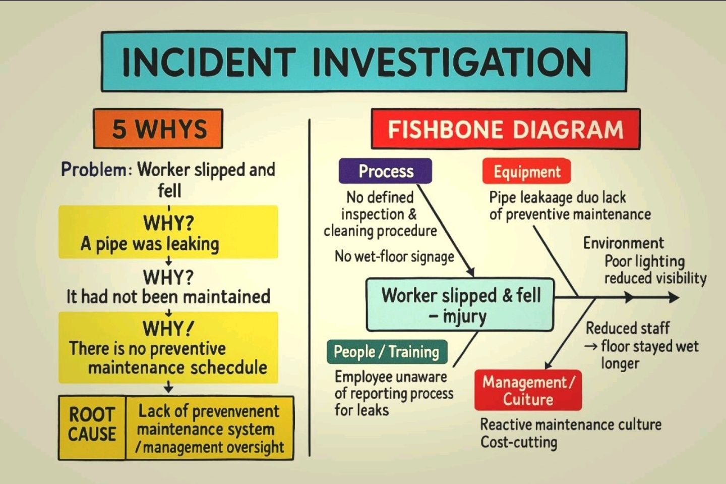 HSE - 🚨⚙️INCIDENT INVESTIGATION: STOP BLAMING 
