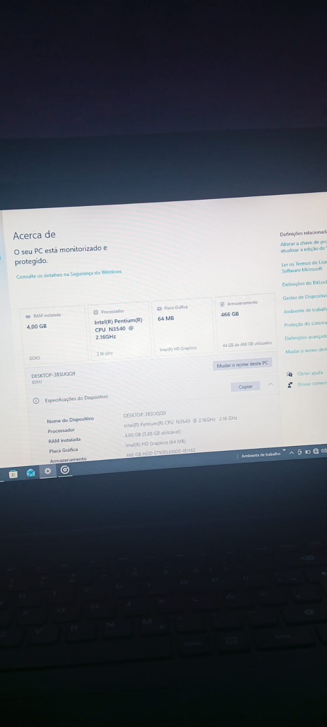 Pc Lenovo puxa ou liga 939532620