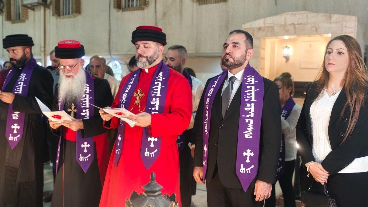 معالي رئيس الديوان يشارك في افتتاح نصب الشهيد الآشوري في كاتدرائية مريم ...
