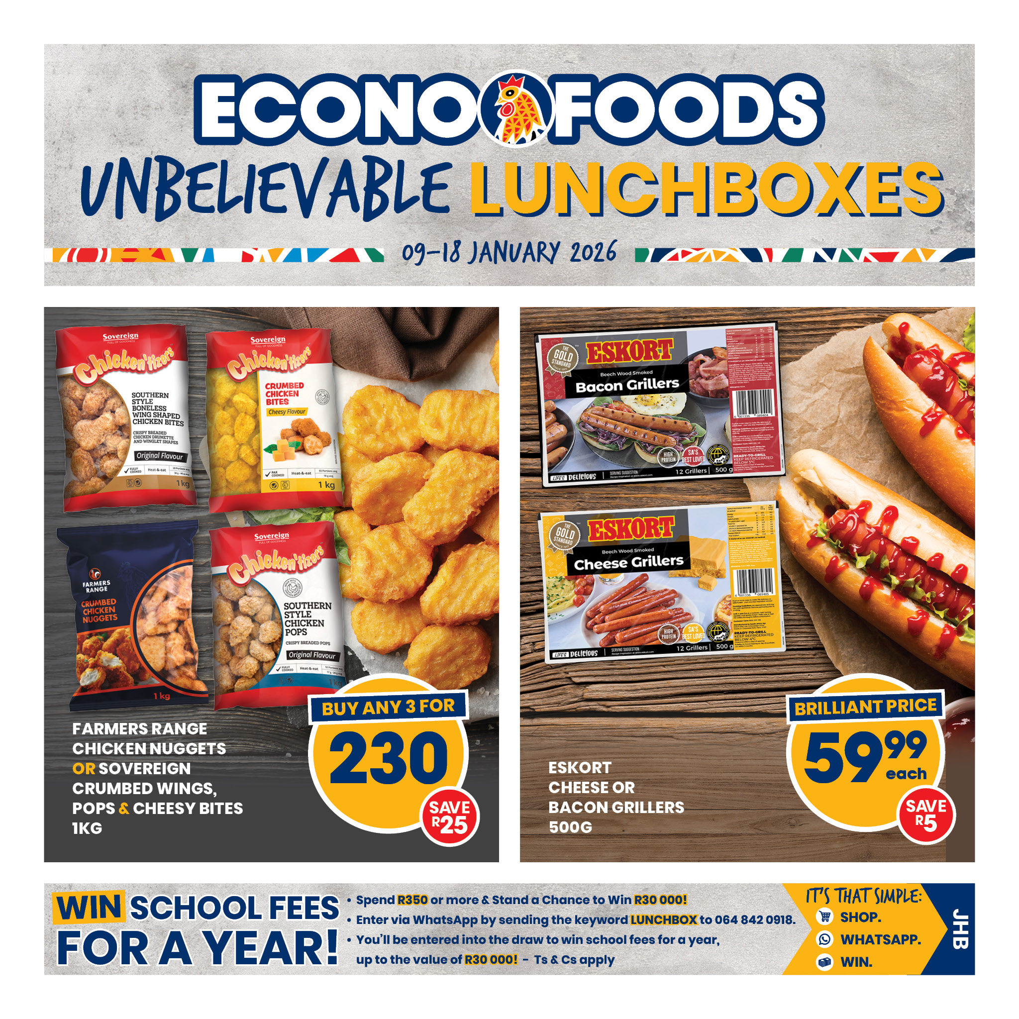 Econofoods - 🎒🍎 Back 2 School just got tastier! Unbelievable lunchboxes ...