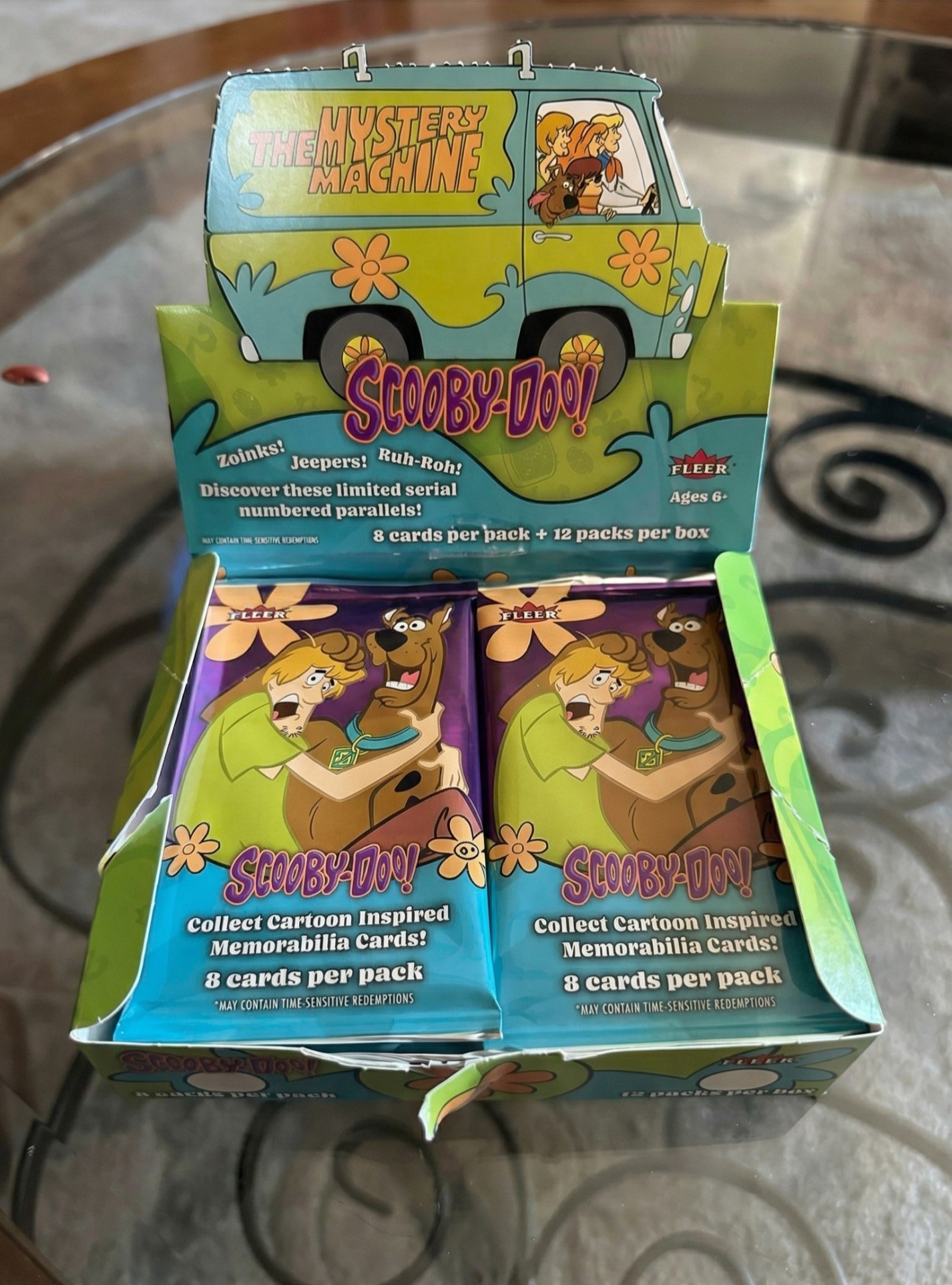 scooby doo card sleeves Custom - Brushed - White Borders tech die 2025 Upper Deck Fleer Scooby