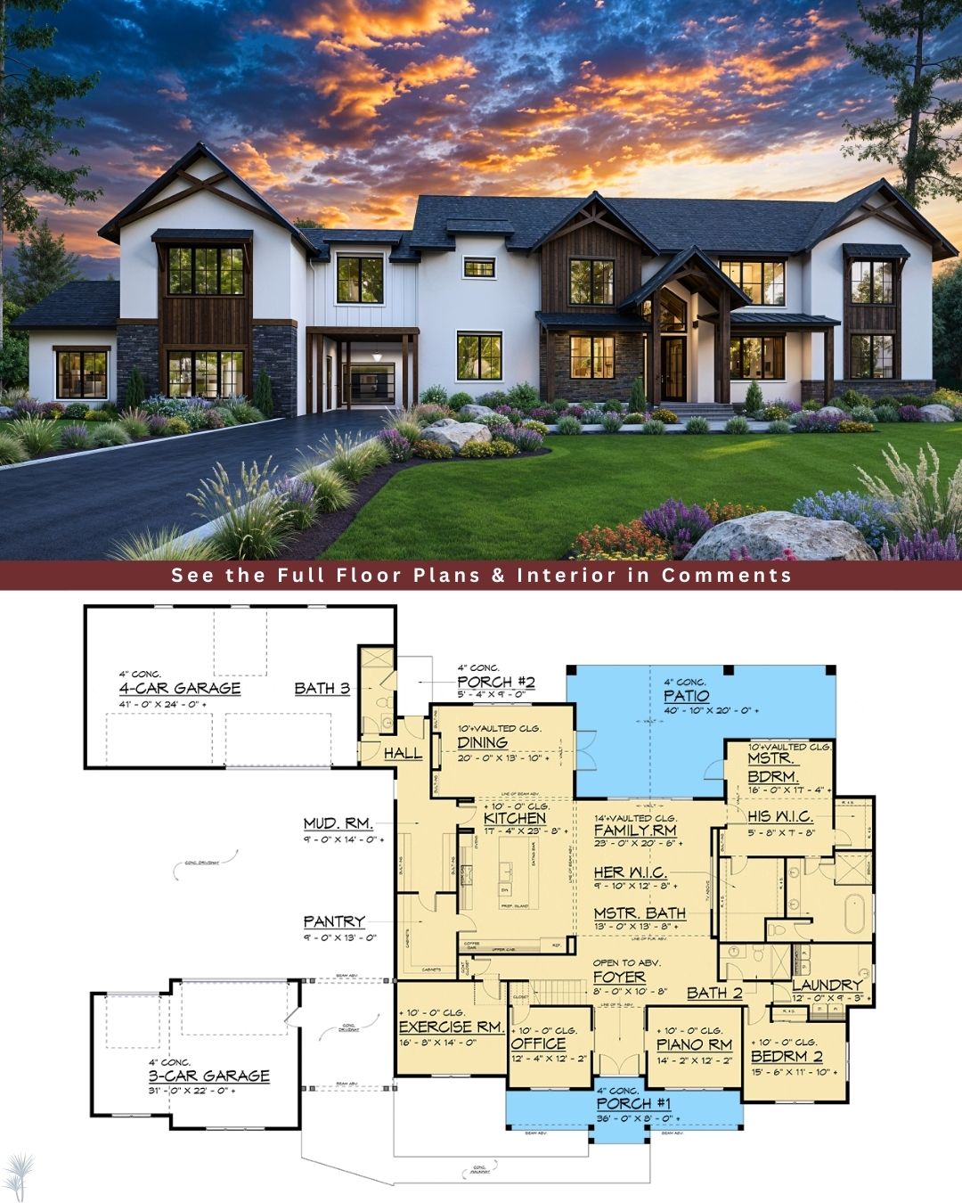Here's a Captivating 7-Bed... - Dream Homes & Plans Co. | Facebook