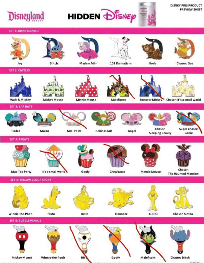 Digital copy of new wave b hidden mickeys for disneyland