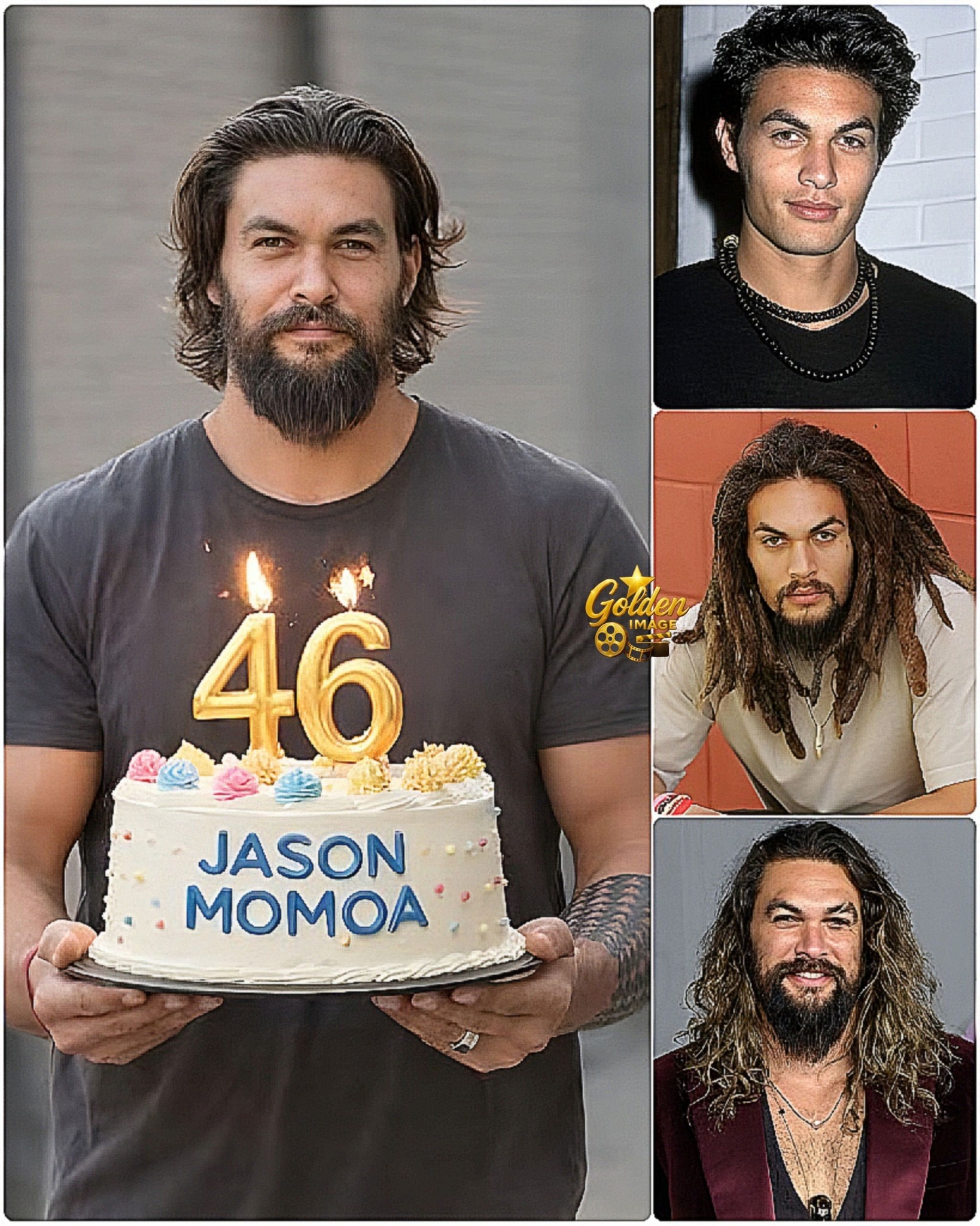 Golden - Happy 46th Birthday to Jason Momoa! 🎉🌊 📍 Jason Momoa – The ...