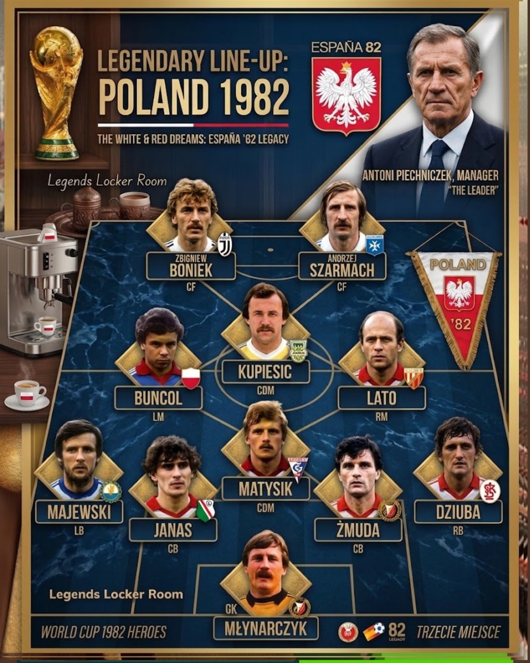 Happy birthday to Poland's star at the 1982 FIFA World Cup