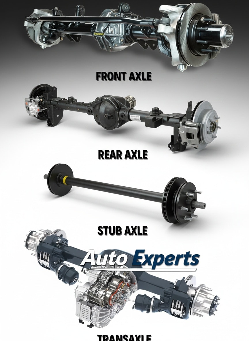Auto Experts - Vehicle Axles Explained: Front, Rear, Stub,... | Facebook