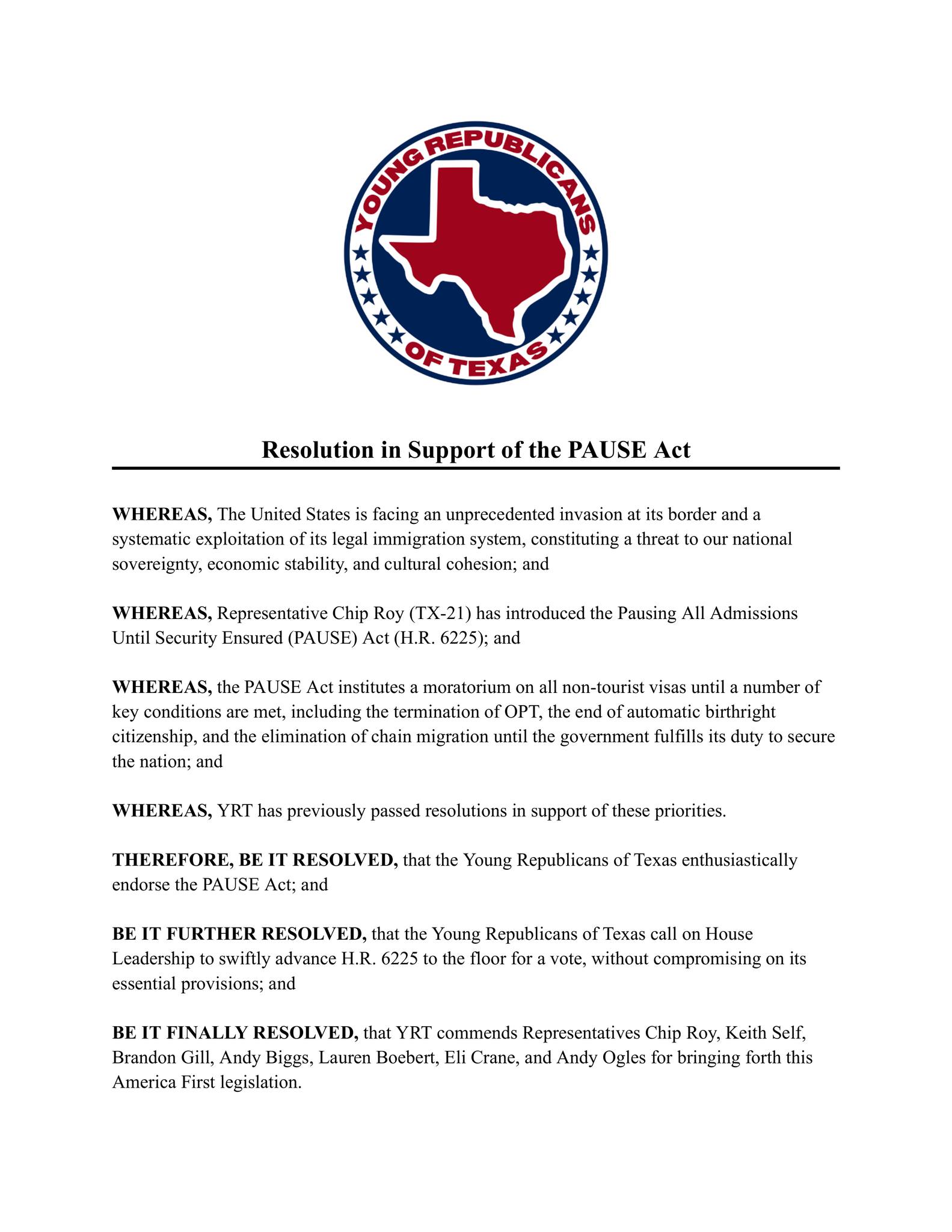 New: Our board has passed a... - Young Republicans of Texas | Facebook
