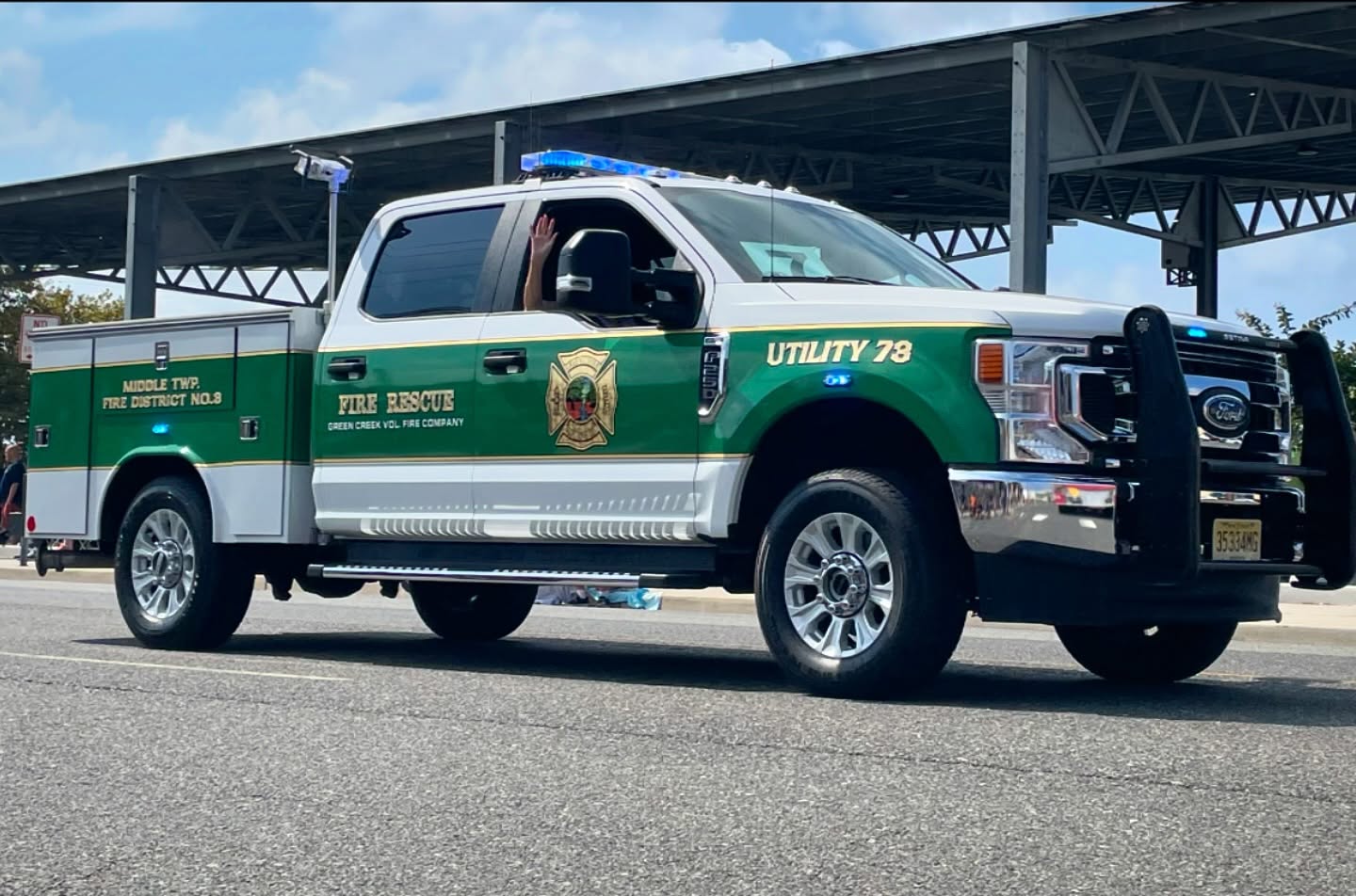 Fire - Green Creek Volunteer Fire Company Utility 7310, which is a Ford ...