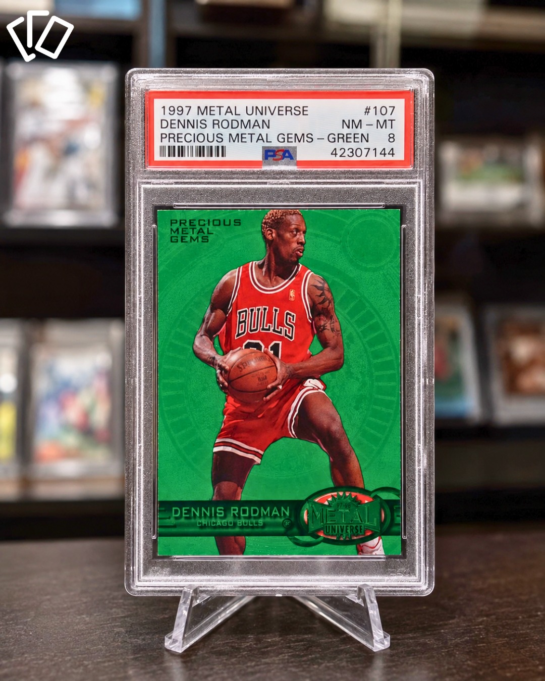 Sports - 🟩😍 Dennis Rodman 1997-98 Metal Universe Precious Metal