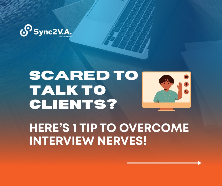 Sync2VA - Interview jitters? 😅 Don’t worry, lahat tayo... | Facebook