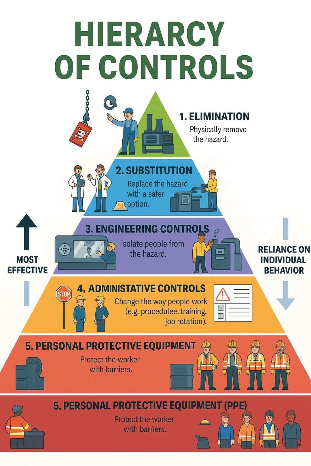 HIRING : SAFETY OFFICER | 🦺🚫Hierarchy Of Controls 🚨 | Facebook