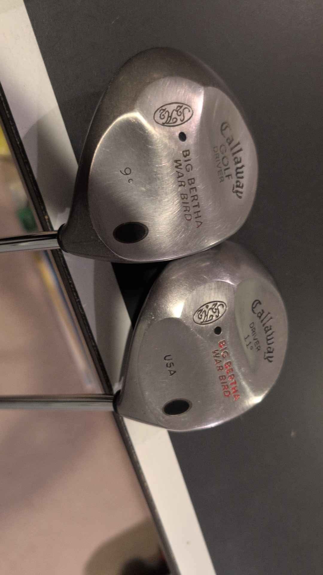 Callaway Warbird drivers, different loft & flex, $5 each, all in good ...