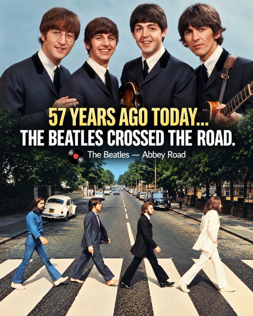 The Beatles released Abbey Road 57 years ago