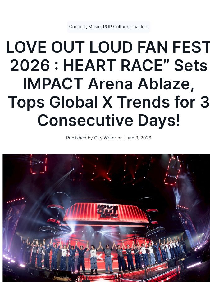 GMMTV Love Out Loud fan festivals 2022-2026
