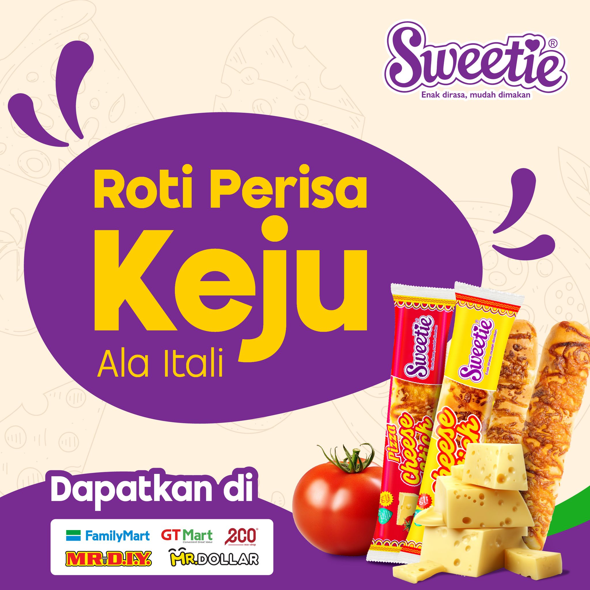 Sweetie - 🧀 Roti Perisa Keju Ala Itali kini tampil dengan dua pilihan ...