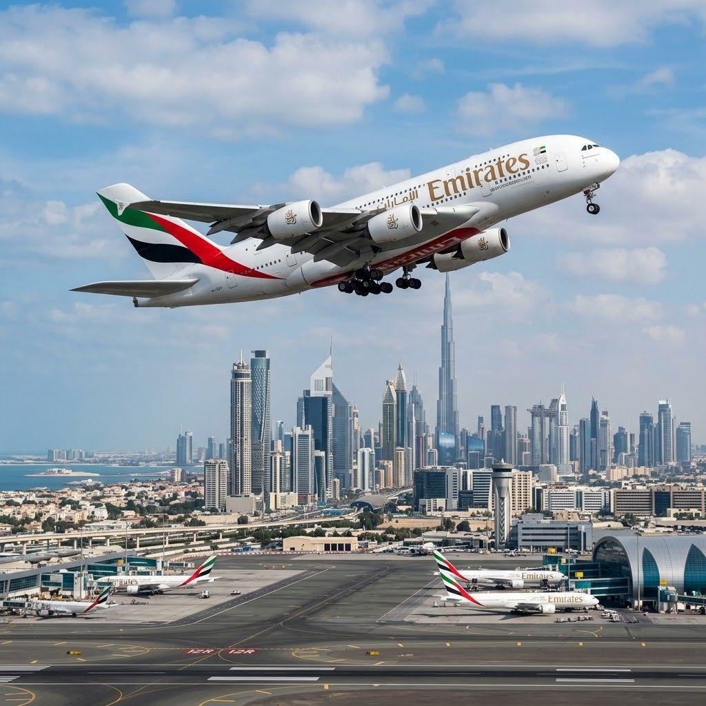 Landing in Dubai never gets old. Would you want to fly on this double ...
